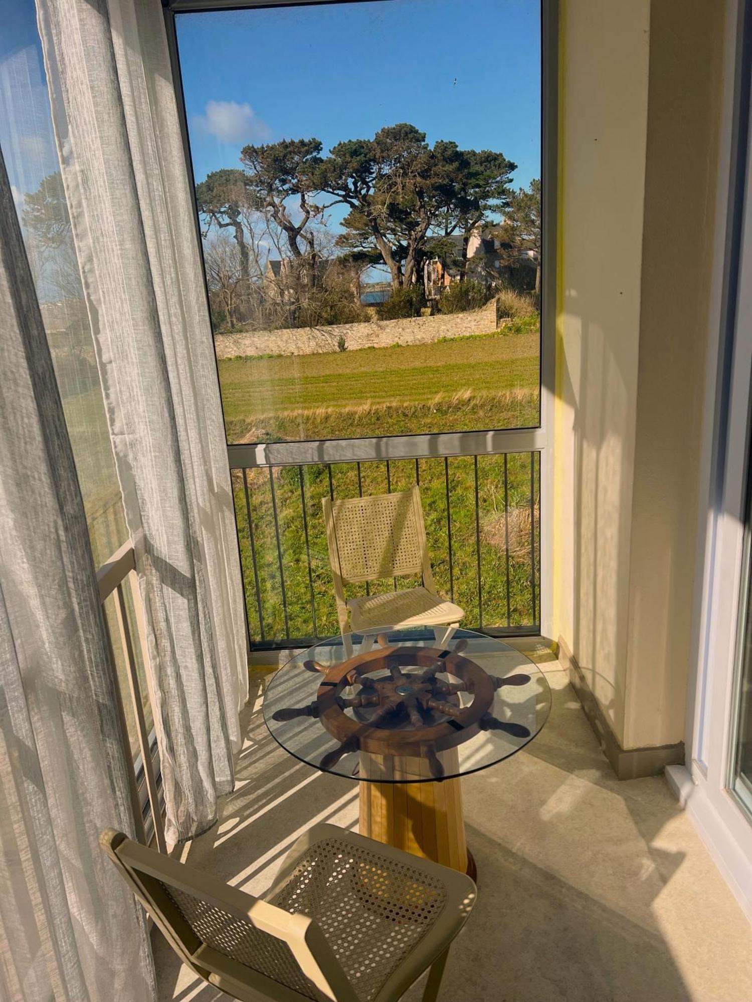 Appartamento Studio Vue Sur Mer Avec Veranda - Roscoff Esterno foto